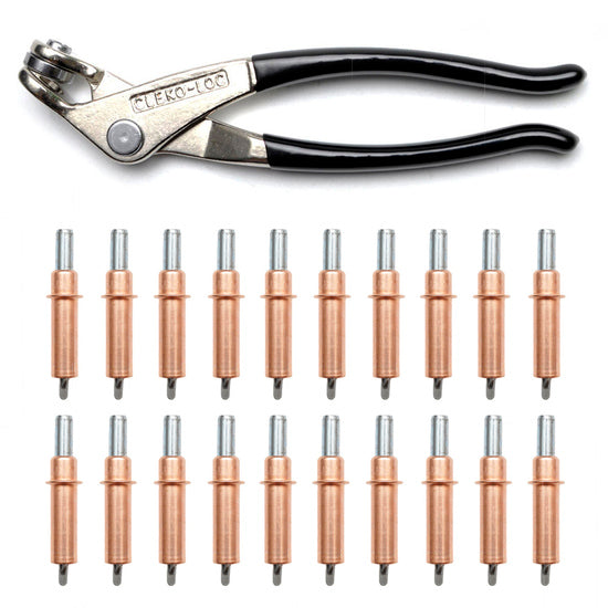 MELOMOTIVE 1/8" Clecos Kit with pliers (20 pack)