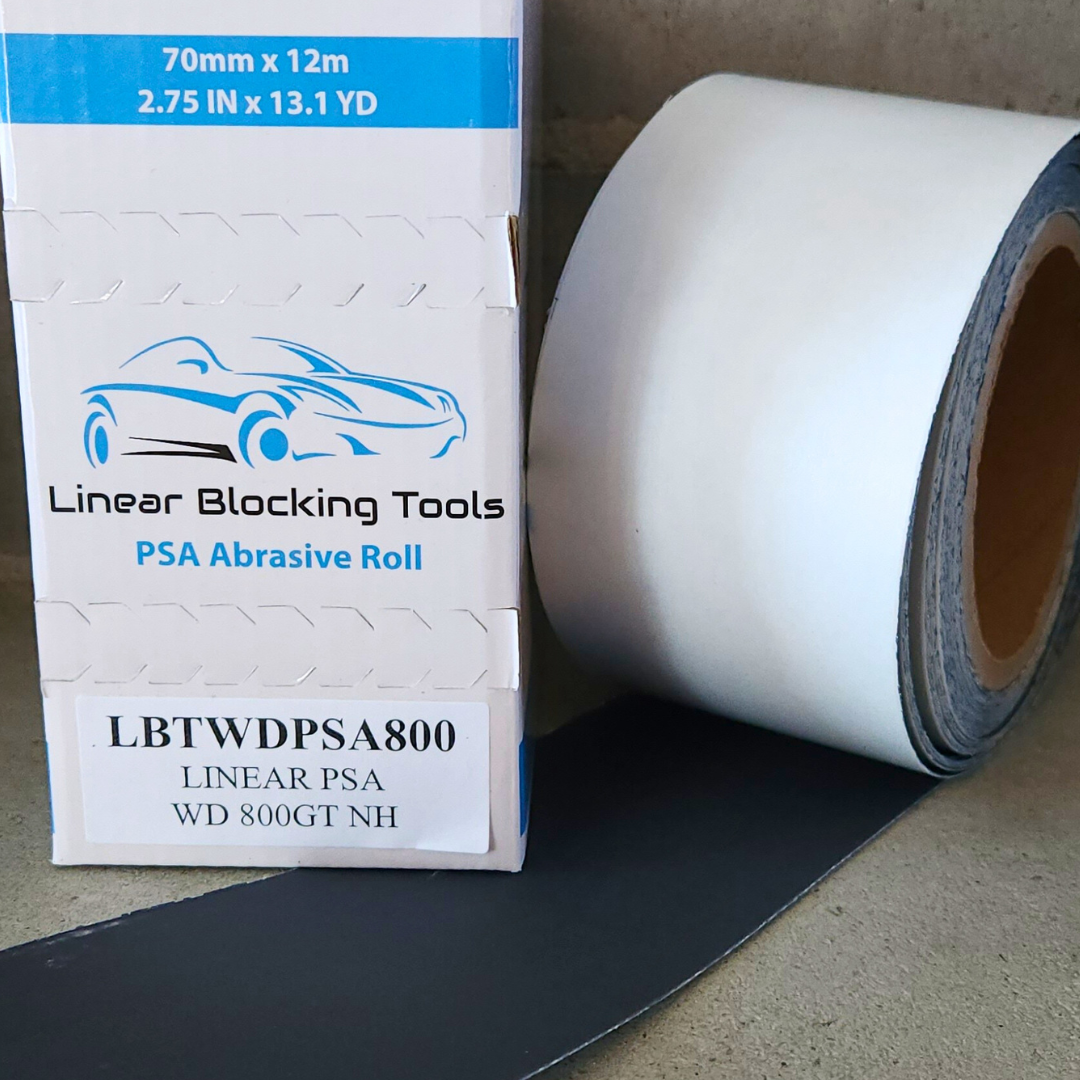 Linear Blocking Tools 800 grit abrasive roll