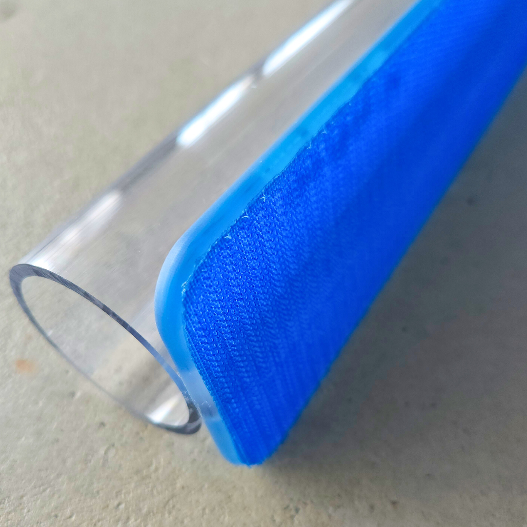 Linear Clear block with Velcro