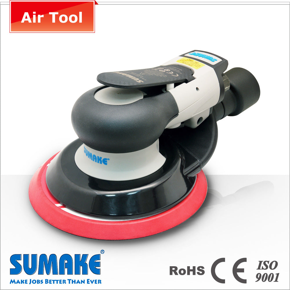 SUMAKE Industrial Low Profile Air Random Orbital Sander ...